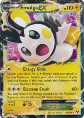 Emolga-EX - 46/146 - XY Base Set Rare Holo EX